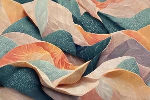 Abstract background from folded fabric with pastel tones photo