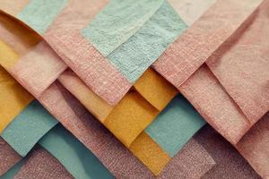 Abstract background from folded fabric with pastel tones photo