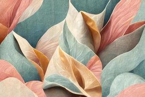 Abstract background from folded fabric with pastel tones photo