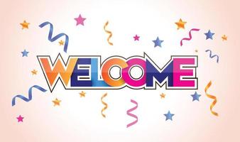 Welcome Banner Vector Art, Icons, and Graphics for Free Download