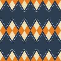 Editable Hipster Style Stitched Geometric Vector Seamless Pattern with Soft Flat Color for Creating Background