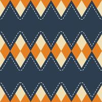 Editable Hipster Style Stitched Geometric Vector Seamless Pattern with Soft Flat Color for Creating Background