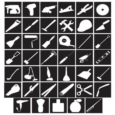 Black And White Tools Vector Art, Icons, and Graphics for Free Download