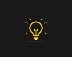 Light bulp icon vector illustration