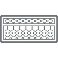 Education Tool Arithmeric Abacus. vector