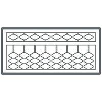 Education Tool Arithmeric Abacus. vector