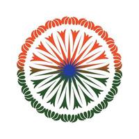 Indian Independence day mandala art vector