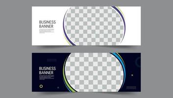 Corporate Banner Layout vector