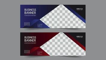 Corporate Banner Layout vector