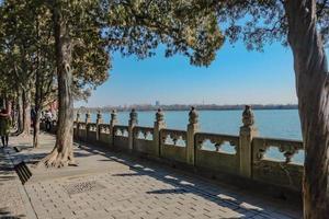 Beautiful Lake in Summer palace at beijing city China photo