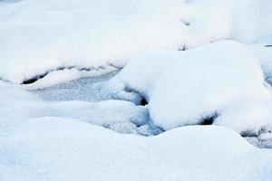 fondo de invierno. nieve. foto