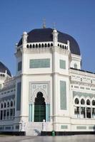 Detail of The Great Mosque Masjid Raya in Medan, Indonesia photo