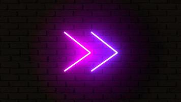 illustration arrow direction effect, neon laser point night abstract art element, shape advertisement ai colorful border concepts, creativity curve cyberspace, electricity fluorescent glowing graphic photo