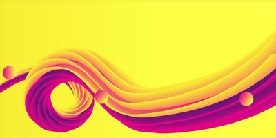 Abstract fluid background with yellow and purple base colors, suitable for various background purposes, especially websites for technology companies and start-up companies photo