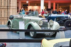 FRIEDRICHSHAFEN - MAY 2019 beige BENTLEY DERBY TOURER 1937 cabrio roadster at Motorworld Classics Bodensee on May 11, 2019 in Friedrichshafen, Germany photo