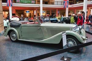 FRIEDRICHSHAFEN - MAY 2019 beige BENTLEY DERBY TOURER 1937 cabrio roadster at Motorworld Classics Bodensee on May 11, 2019 in Friedrichshafen, Germany photo