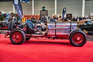 FRIEDRICHSHAFEN - MAY 2019 blue ROLLS-ROYCE SATIS 1930 cabrio roadster at Motorworld Classics Bodensee on May 11, 2019 in Friedrichshafen, Germany photo