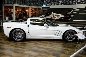 SINSHEIM, GERMANY - MAI 2022 white cabrio Chevrolet Corvette C6 photo