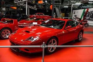 SINSHEIM, GERMANY - MAI 2022 red Ferrari 575 M Maranello sports car photo