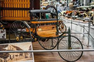 sinsheim, alemania - mai 2022 benz patente motor coche modelo 1 1886 foto