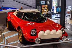 SINSHEIM, GERMANY - MAI 2022 red Lancia Stratos Groupe 4 1975 racing car photo