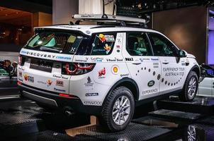 FRANKFURT - SEPT 2015 Land Rover Discovery presented at IAA Int photo