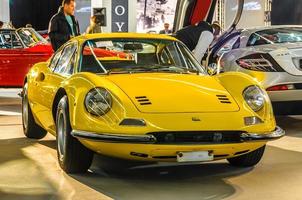 FRANKFURT - SEPT 2015 1971 Ferrari Dino 246 presented at IAA In photo