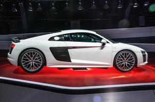 FRANKFURT - SEPT 2015 Audi R8 V10 plus presented at IAA Interna photo