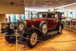 FONTVIEILLE, MONACO - JUN 2017 maroon HISPANO SUIZA H6B 1928 in Monaco Top Cars Collection Museum photo