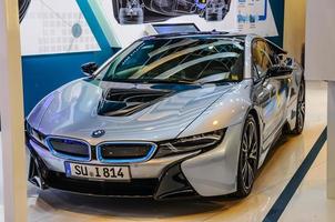 frankfurt - sept 2015 bmw i8 presentado en iaa international mot foto