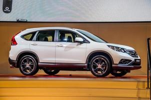 MOSCOW, RUSSIA - AUG 2012 HONDA CR-V 4TH GENERATION presented as world premiere at the 16th MIAS Moscow International Automobile Salon on August 30, 2012 in Moscow, Russia photo