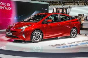 frankfurt - sept 2015 toyta prius presentado en iaa internacional foto