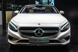 FRANKFURT - SEPT 2015 Mercedes-Benz C 500 Cabriolet presented a photo