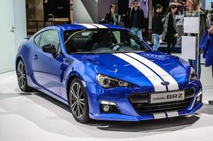 frankfurt - sept 2015 subaru brz presentado en iaa international foto