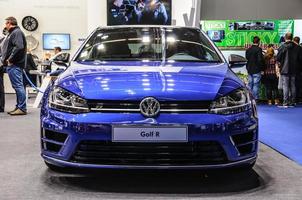 FRANKFURT - SEPT 2015 Vokswagen VW Golf R presented at IAA Inte photo