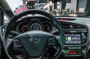 FRANKFURT - SEPT 2015 Kia ceed sw GT presented at IAA Internati photo