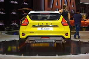 MOSCOW - AUG 2016 VAZ Lada XCode Concept presented at MIAS Moscow International Automobile Salon on August 20, 2016 in Moscow, Russia photo