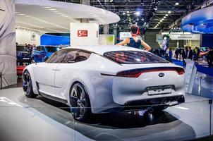 MOSCOW, RUSSIA - AUG 2012 KIA GT CONCEPT presented as world premiere at the 16th MIAS Moscow International Automobile Salon on August 30, 2012 in Moscow, Russia photo