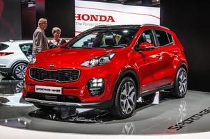 FRANKFURT - SEPT 2015 KIA Sportage GT Line presented at IAA Int photo