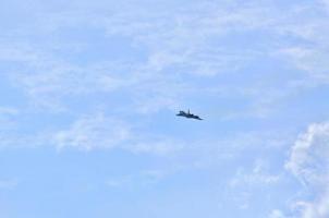 moscú, rusia - ago 2015 fighter pak fa t-50 de quinta generación foto