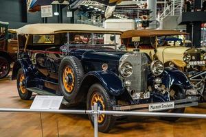 SINSHEIM, GERMANY - MAI 2022 dark blue beige Mercedes-Benz 400 K 1924 photo