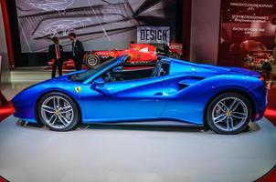 FRANKFURT - SEPT 2015 Ferrari 488 Spider presented at IAA Inter photo