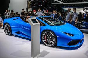 FRANKFURT - SEPT 2015 Lamborghini Huracan LP 610-4 Spyder prese photo