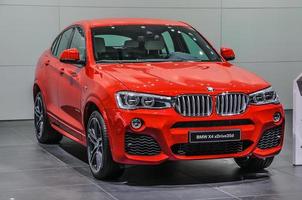 frankfurt - sept 2015 bmw x4 xdrive35d presentado en iaa interna foto