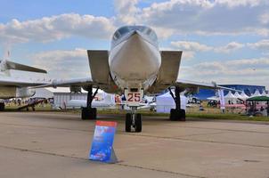 MOSCOW, RUSSIA - AUG 2015 strategic strike bomber Tu-22M Backfi photo