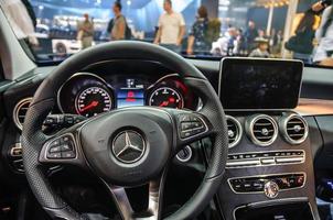 frankfurt - sept 2015 mercedes-benz c 300 h presentado en iaa en foto