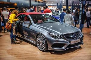 FRANKFURT - SEPT 2015 Mercedes-Benz E 500 Cabriolet presented a photo