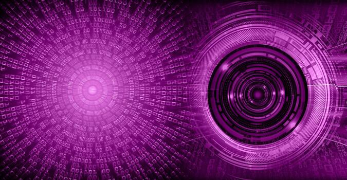 Cyber Technology Modern Background photo