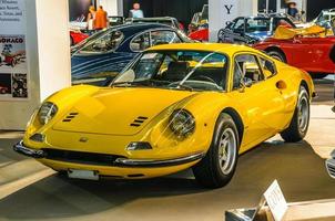 FRANKFURT - SEPT 2015 1971 Ferrari Dino 246 presented at IAA In photo