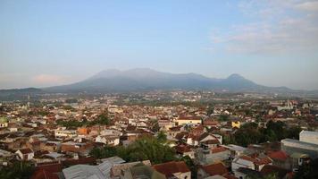 Malang city morning atmosphere photo